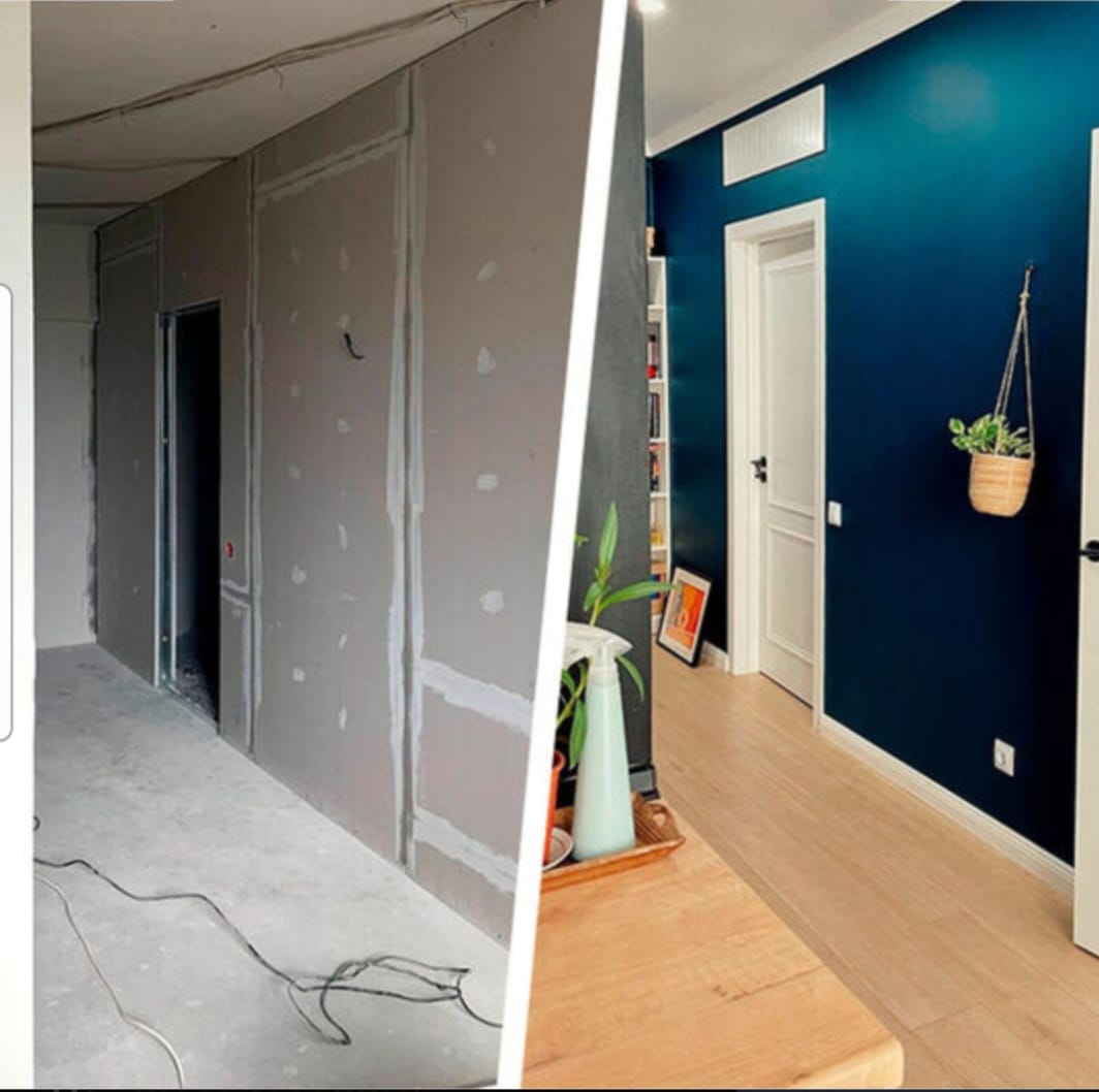 Wohnung komplett neu in Freising — Vorher und Nachher Beispiel von SOSlan